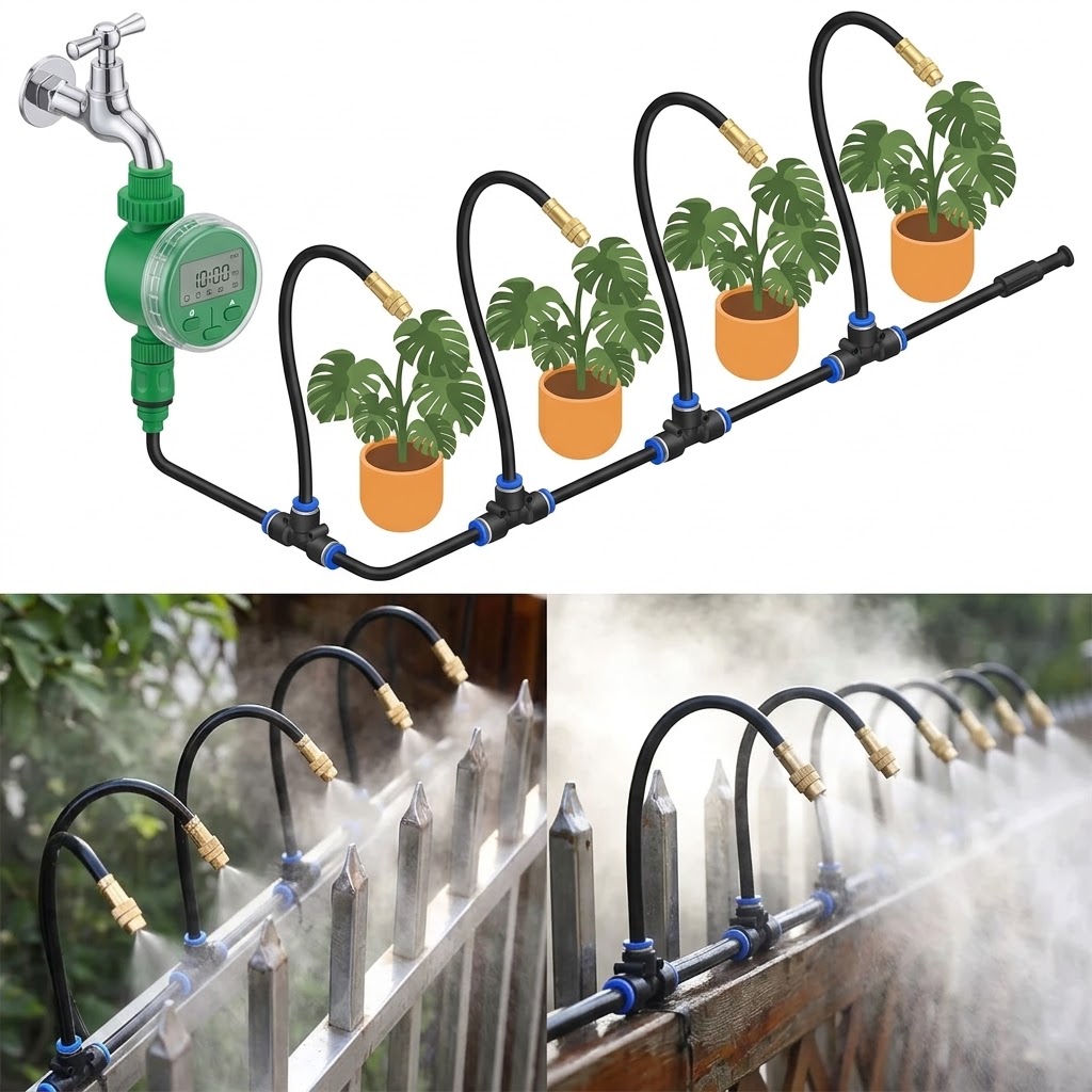 Urban Farming System - Greenhouse Garden DIY Free Bending Universal