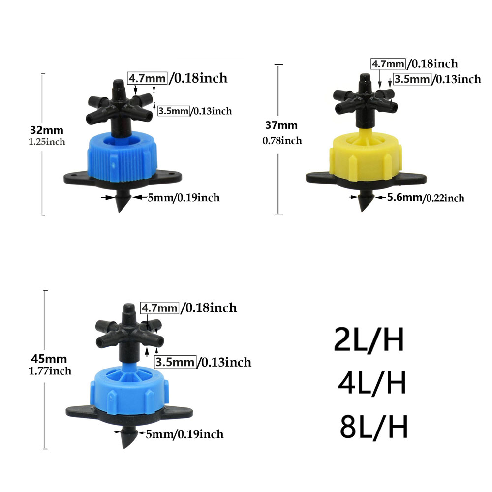 2L 4L 8L Arrow dropper Fitting - Urban Farming System recension och pris