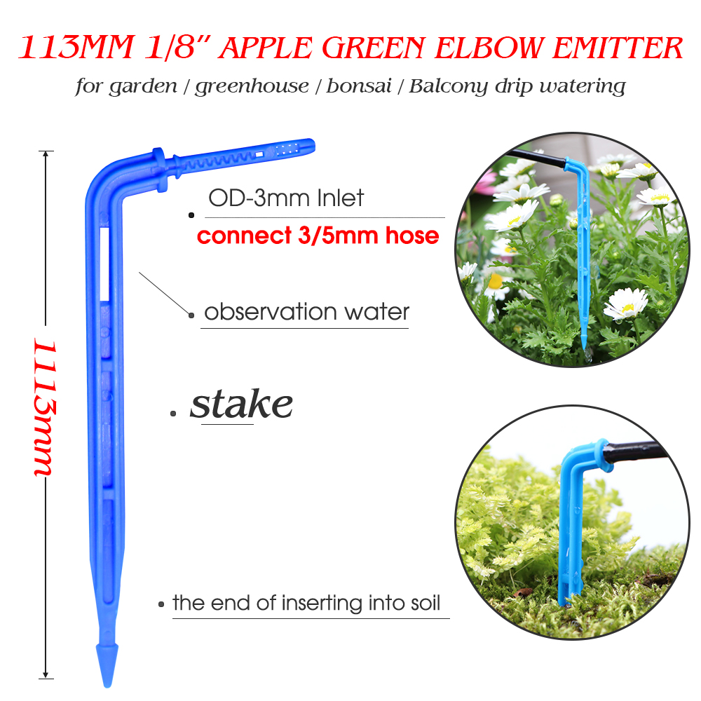 10Set 2/4/8L/H Bend Arrow Drip - Urban Farming System recension och pris